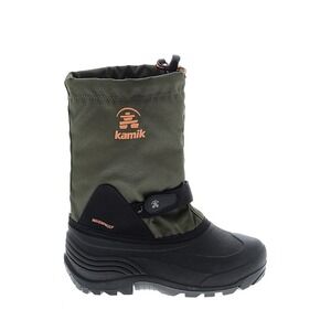 Kamik Waterbug 5 Kids Winter Boots Dark Olive K1 Snow Boots Waterproof